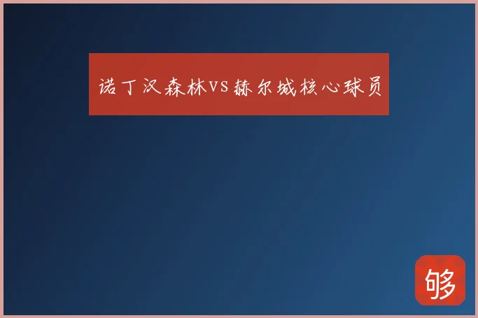 诺丁汉森林vs赫尔城核心球员